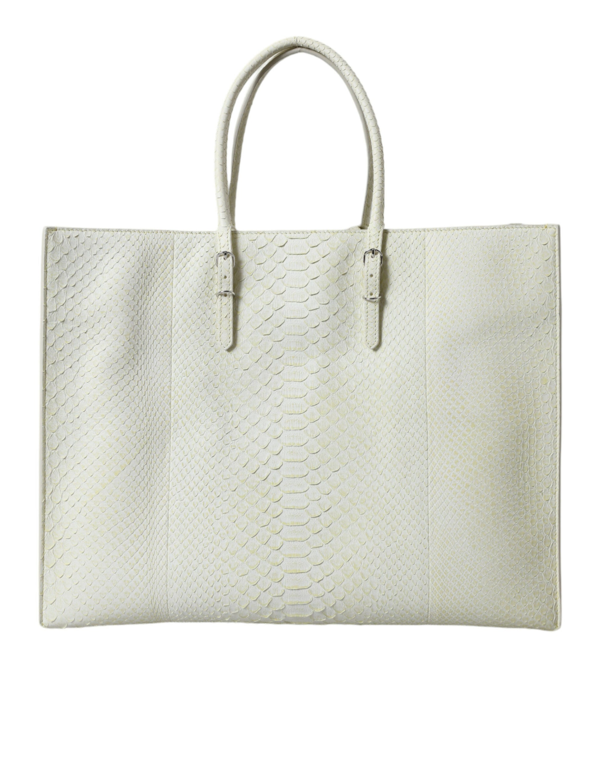 Balenciaga Papier Python Tote Bag A4 with Studs and Silver Hardware Limited Edition by Balenciaga