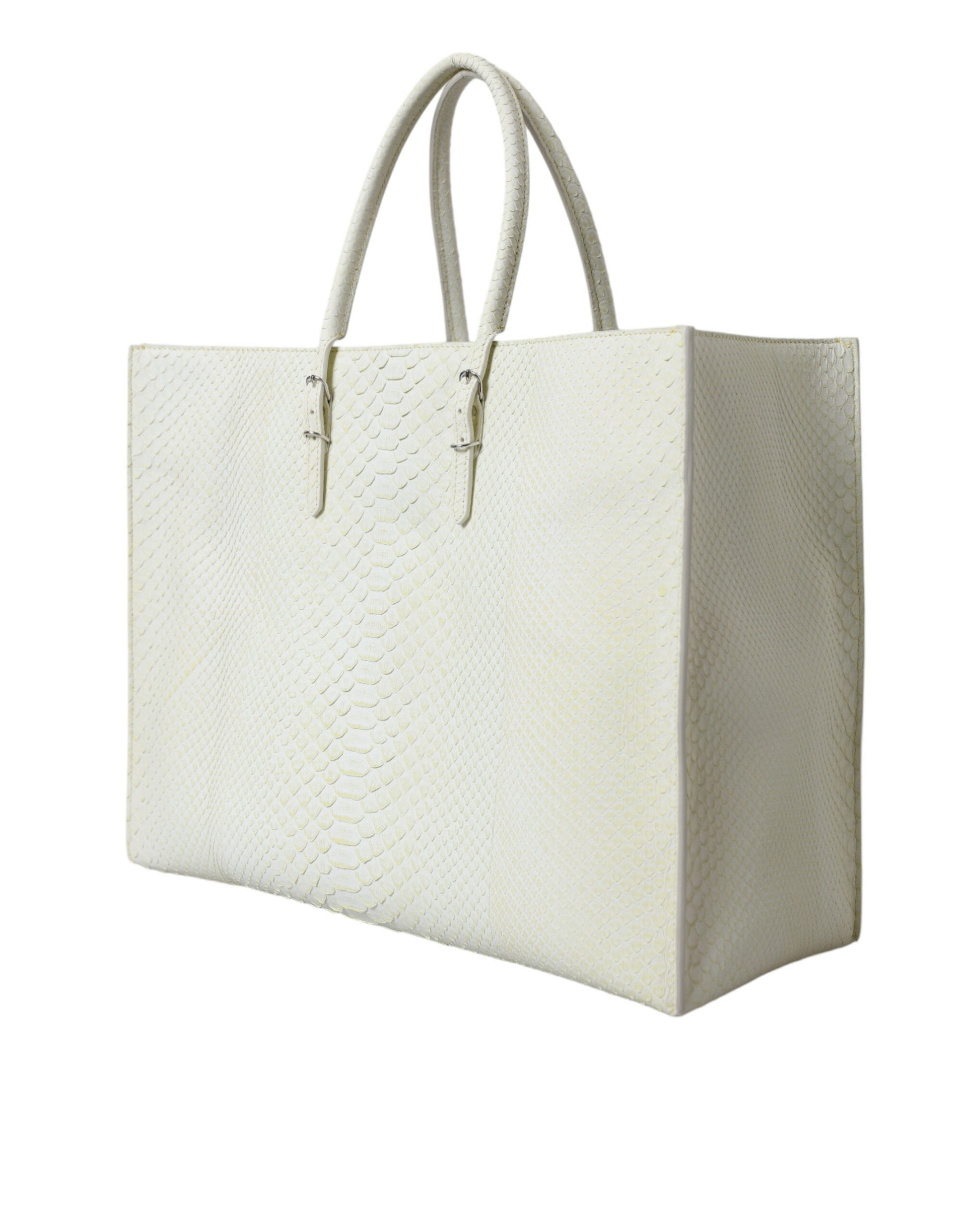 Balenciaga Papier Python Tote Bag A4 with Studs and Silver Hardware Limited Edition by Balenciaga