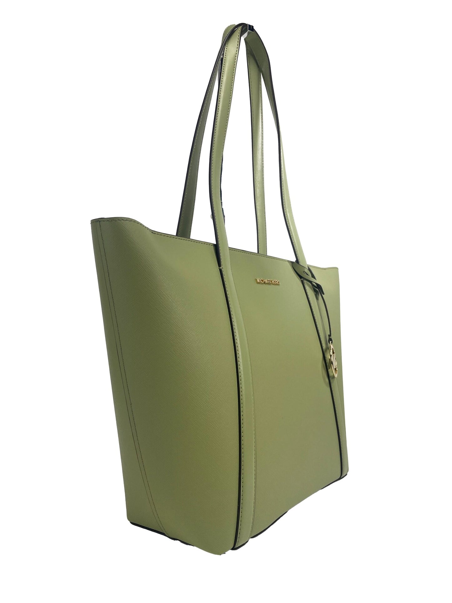 Michael Kors Green Pratt Large Shoulder Tote Bag