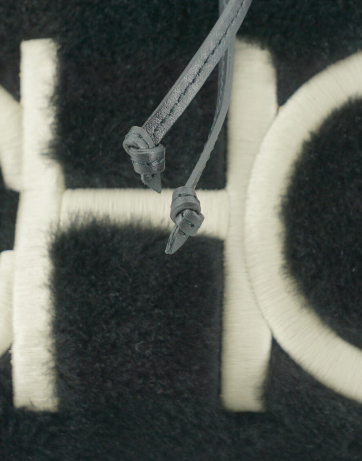 Jimmy Choo Juno Shearling Top Handle Shoulder Bag Black Leather Limited Edition by Jimmy Choo