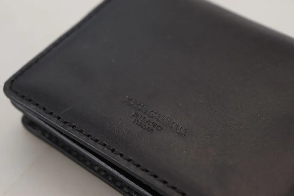 Dolce and Gabbana Leather Strap Wallet Black Limited Edition for Everyday Luxury by Dolce & Gabbana