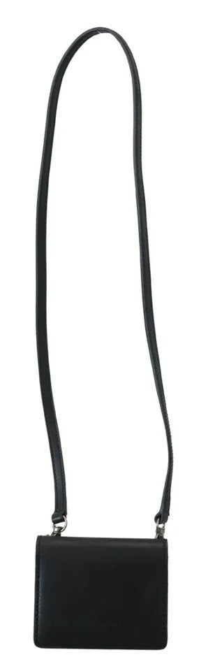 Dolce and Gabbana Leather Strap Wallet Black Limited Edition for Everyday Luxury by Dolce & Gabbana