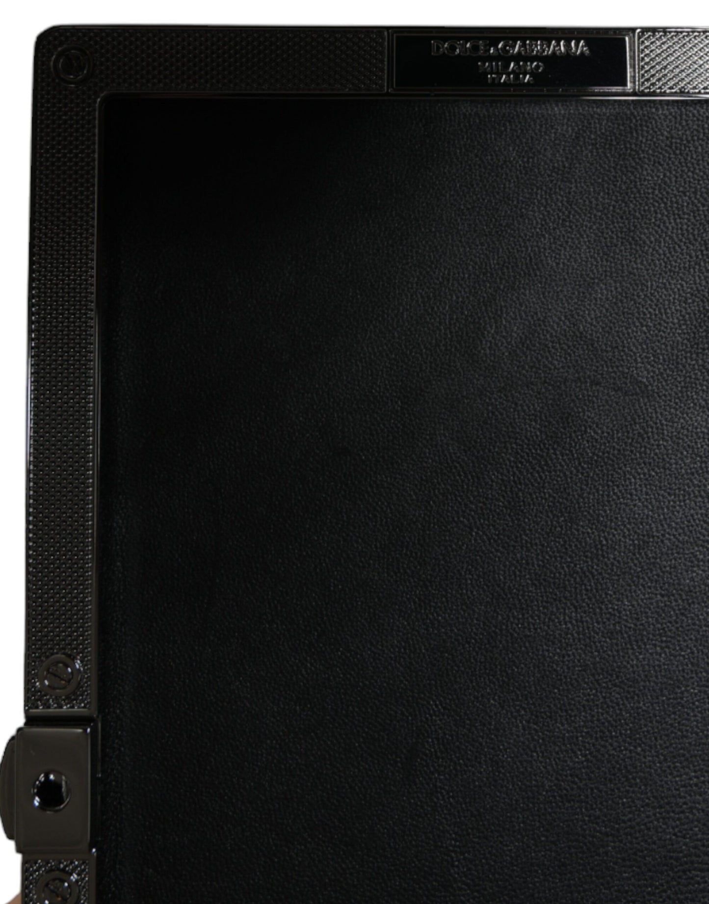 Dolce Gabbana Miniature Clutch Wallet Black Crystal Detailing Limited Edition Luxury Accessory by Dolce & Gabbana