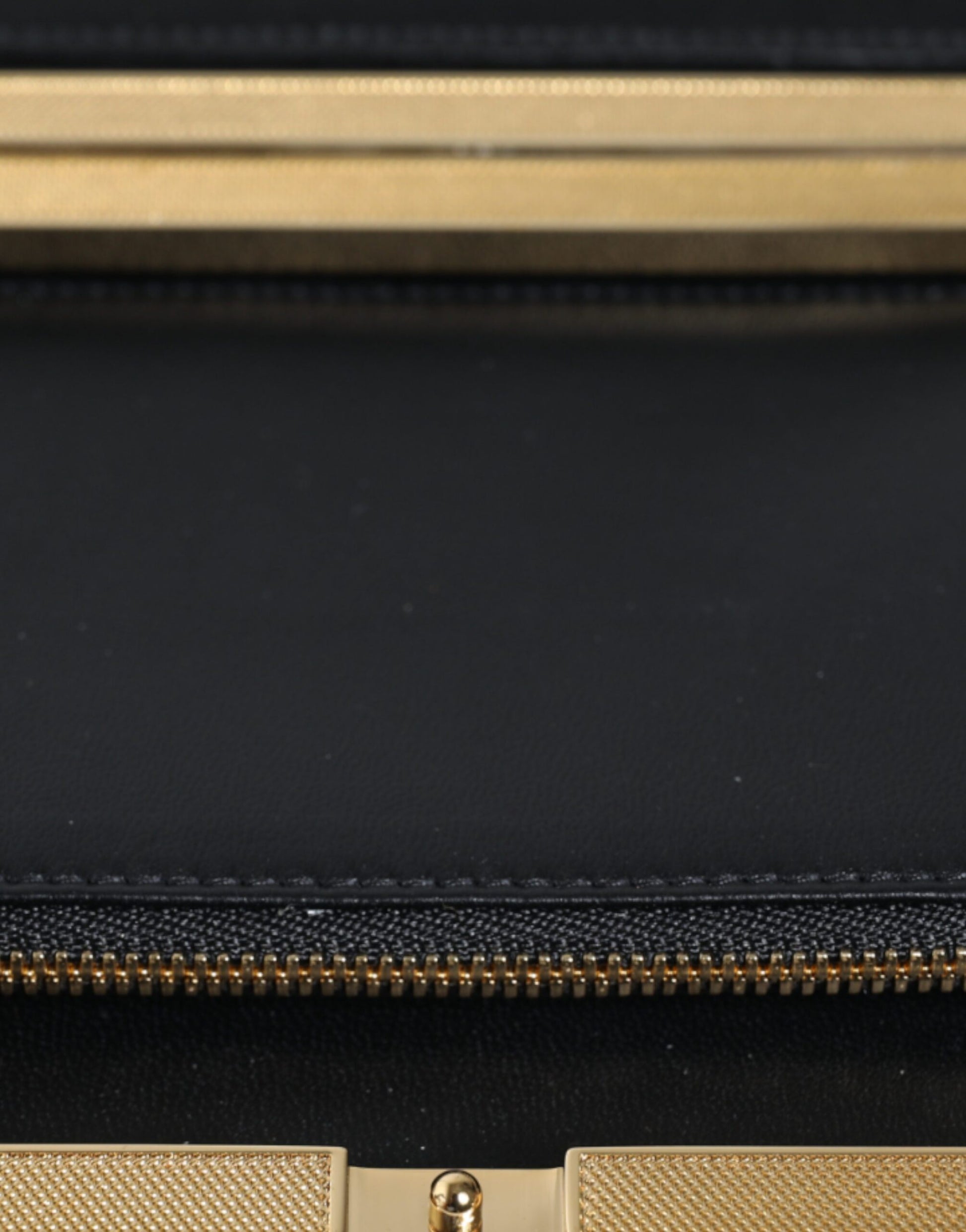 Dolce And Gabbana Suede Miniature Clutch Wallet With Gold Detailing Made In Italy Exclusive by Dolce & Gabbana