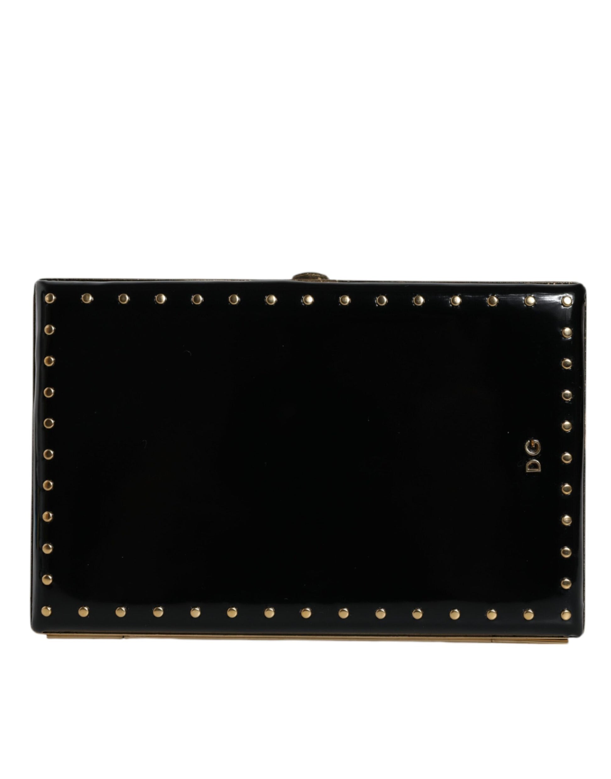Dolce And Gabbana Gorgeous Leather Miniature Clutch Purse With Brass Hardware Made In Italy by Dolce & Gabbana