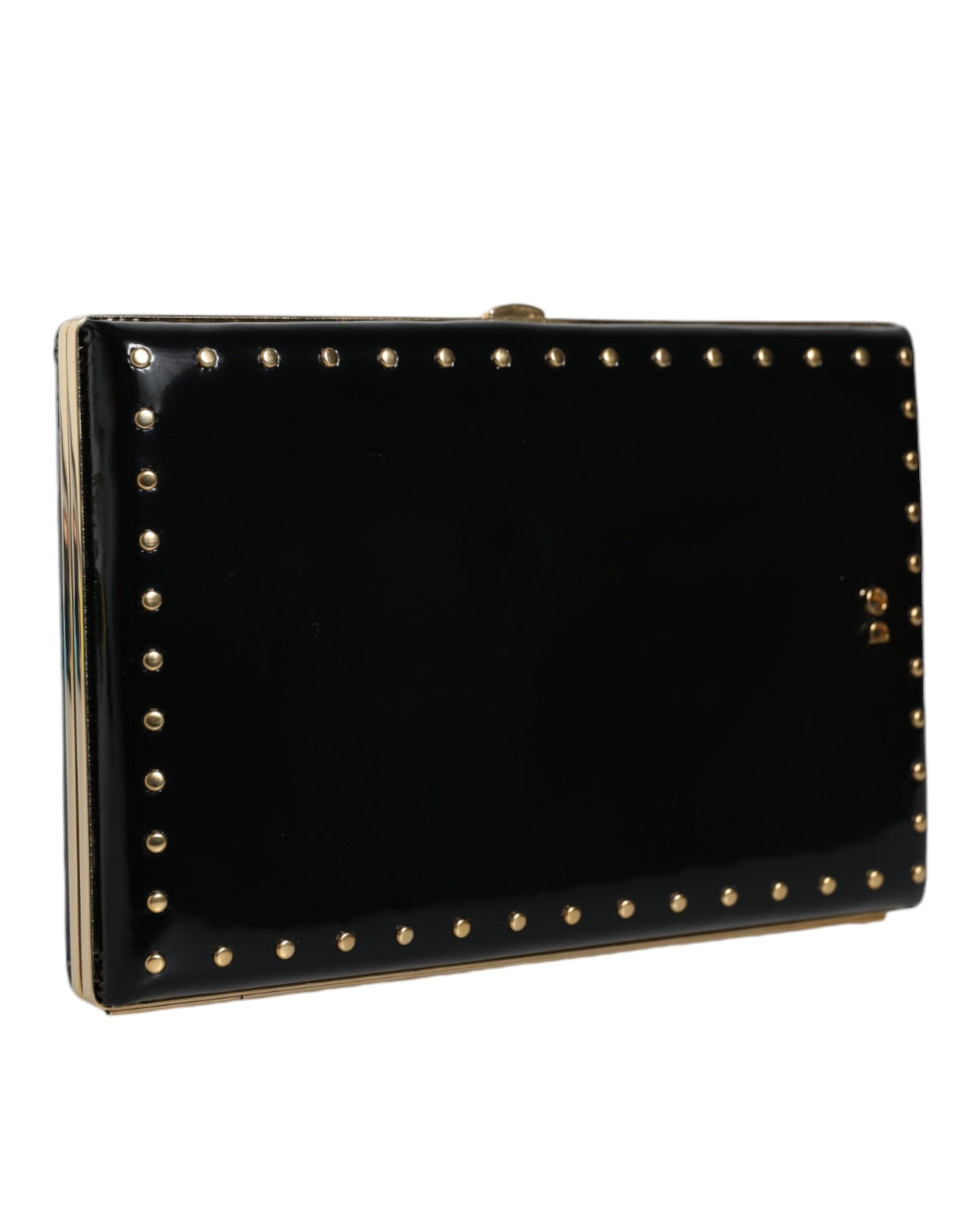 Dolce And Gabbana Gorgeous Leather Miniature Clutch Purse With Brass Hardware Made In Italy by Dolce & Gabbana