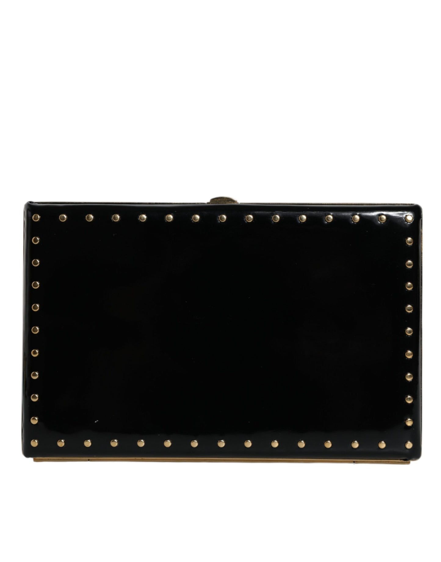 Dolce And Gabbana Gorgeous Leather Miniature Clutch Purse With Brass Hardware Made In Italy by Dolce & Gabbana
