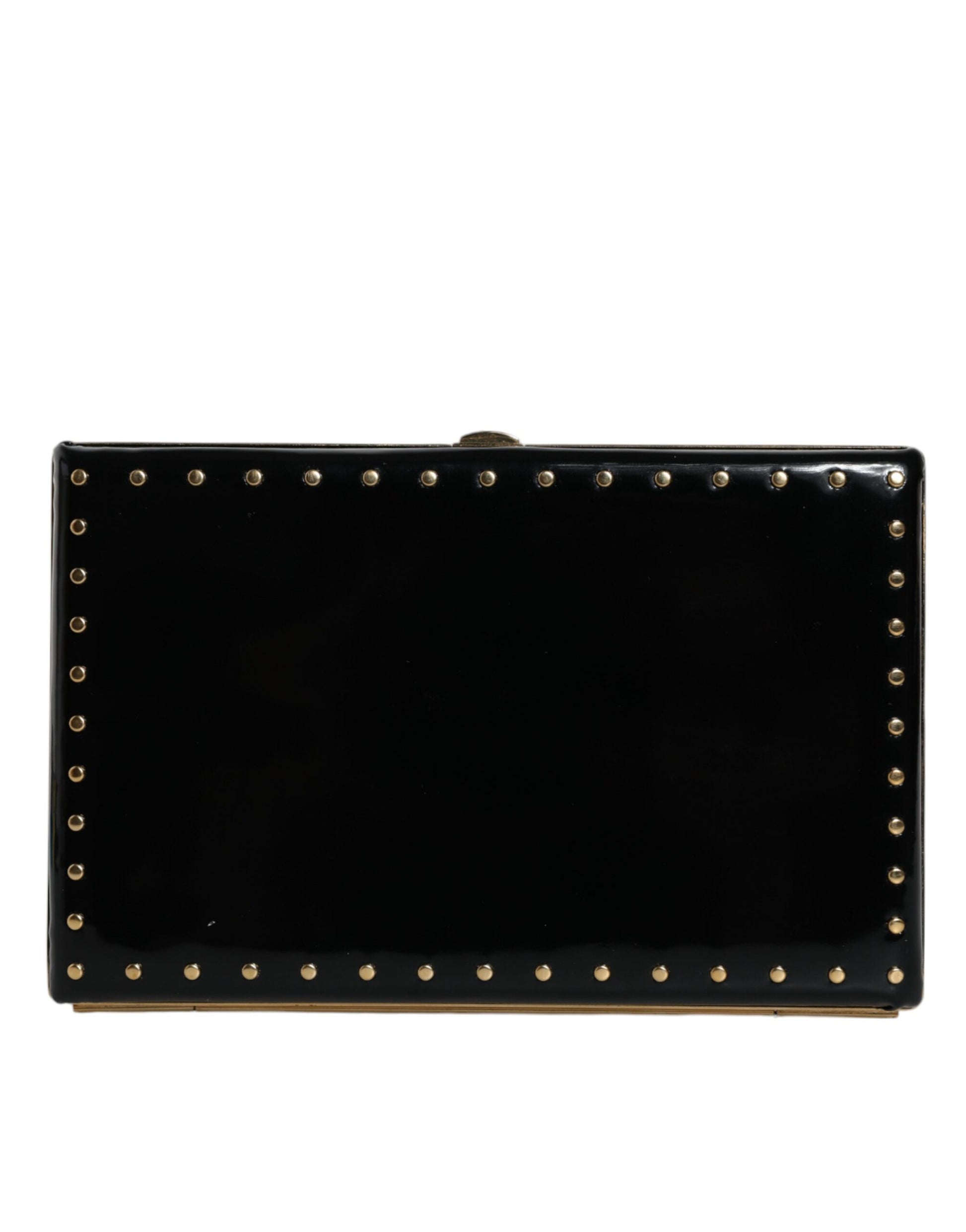Dolce And Gabbana Gorgeous Leather Miniature Clutch Purse With Brass Hardware Made In Italy by Dolce & Gabbana