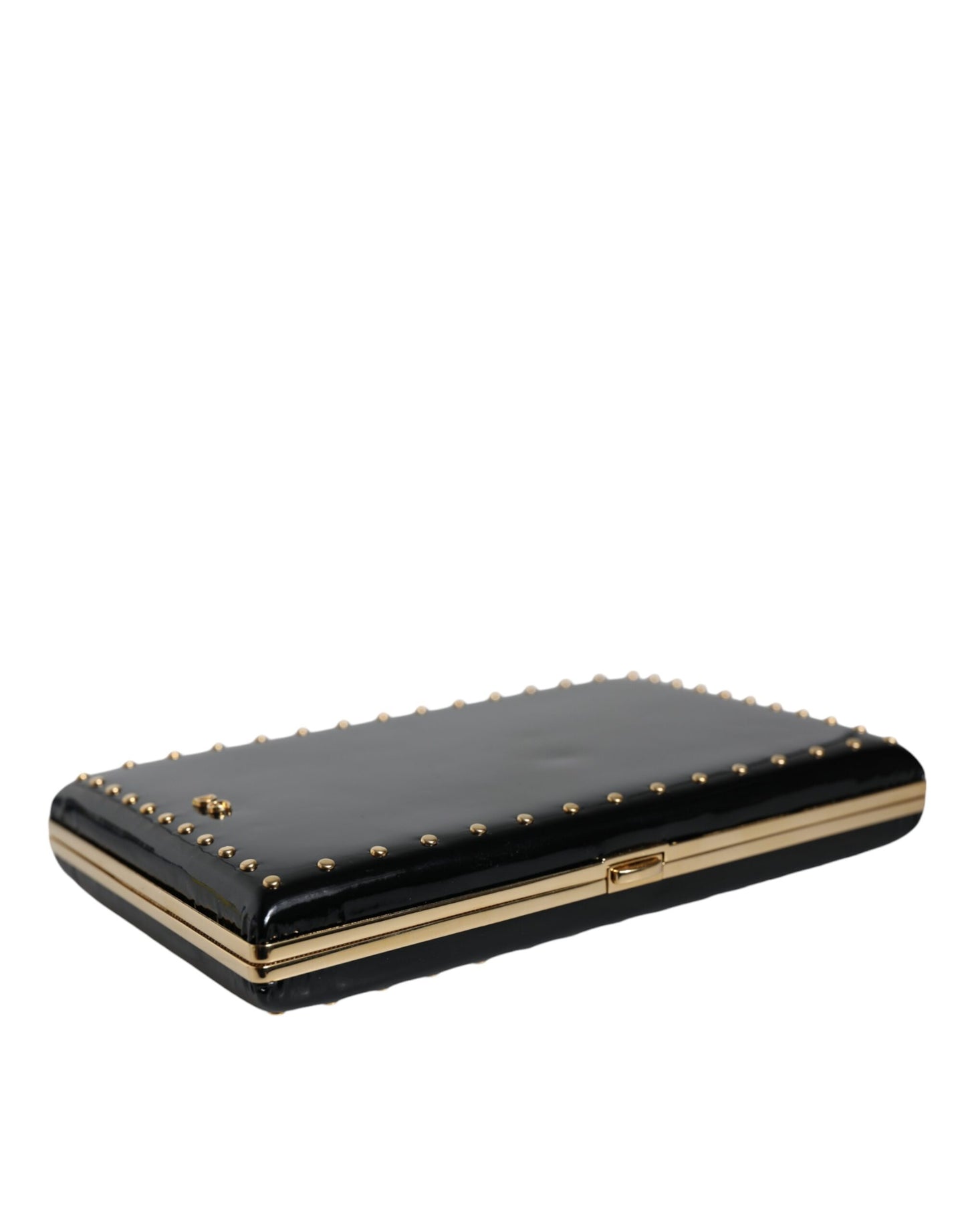 Dolce And Gabbana Gorgeous Leather Miniature Clutch Purse With Brass Hardware Made In Italy by Dolce & Gabbana