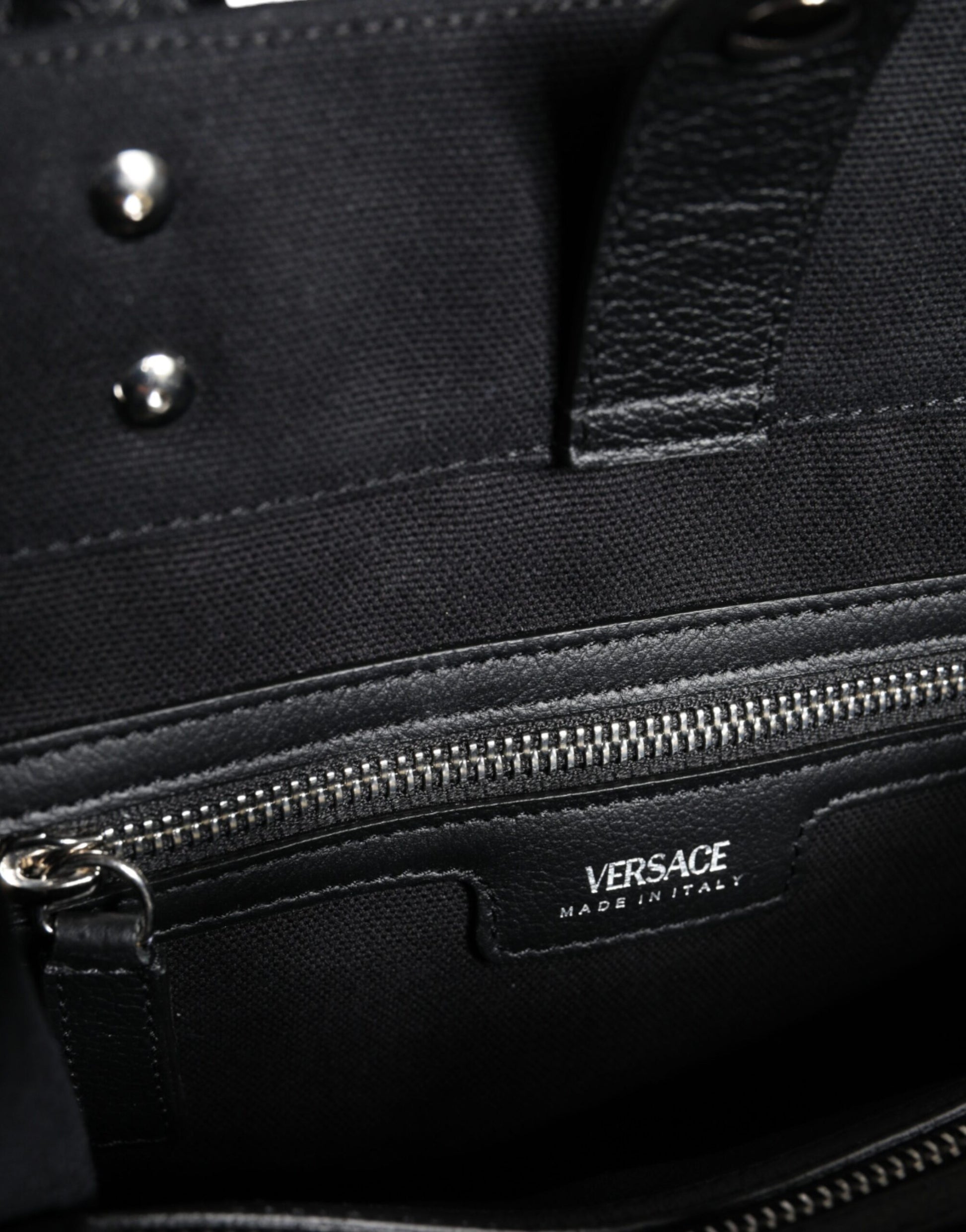 Versace Crossbody Bag Black With Signature Logo Premium Collection Limited Edition Accessory by Versace