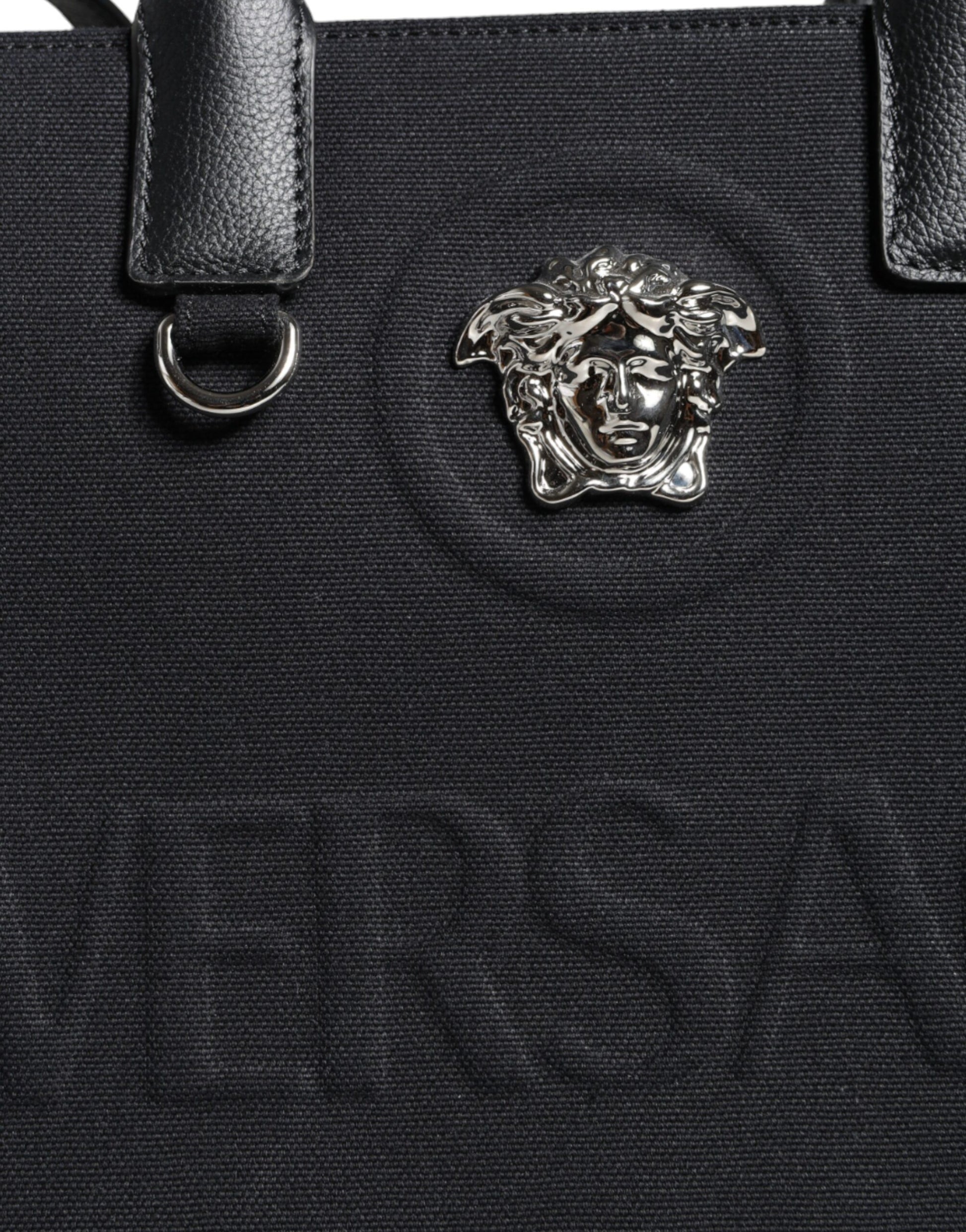 Versace Crossbody Bag Black With Signature Logo Premium Collection Limited Edition Accessory by Versace