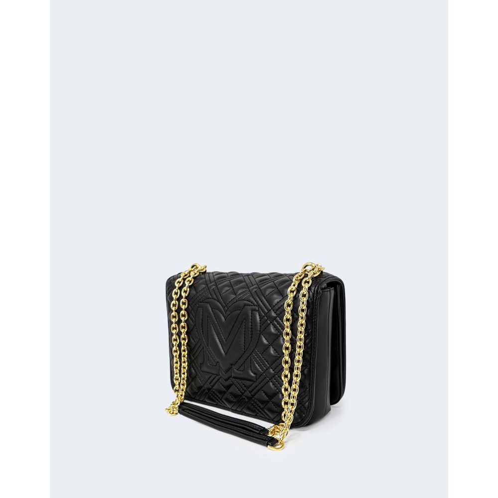 Love Moschino Quilted Nappa JC4000PP Medium Handbag With Gold Chain Limited Edition by Love Moschino