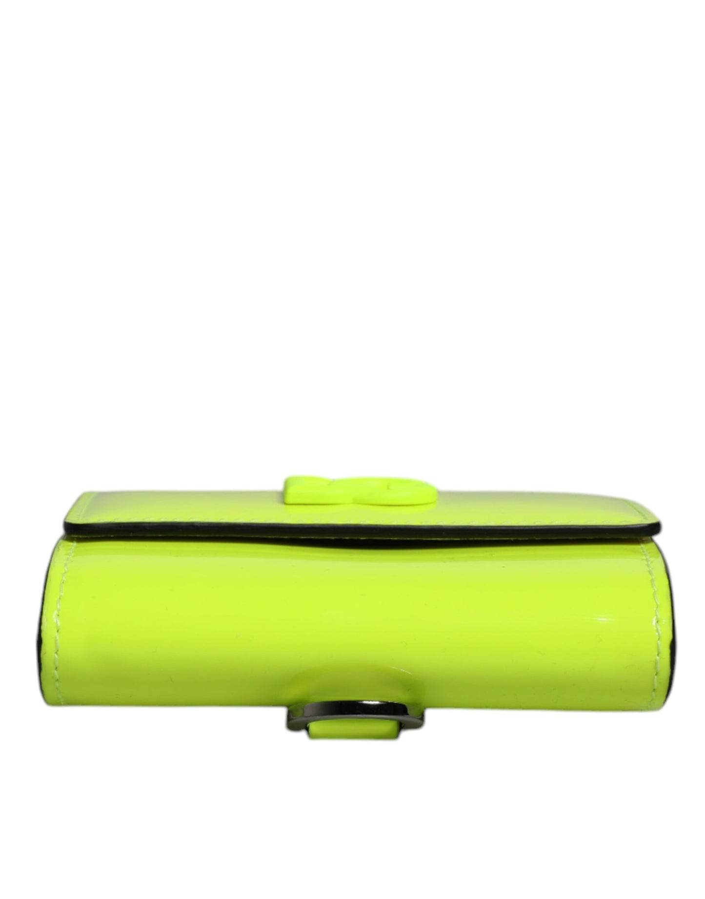 Dolce And Gabbana Card Holder Wallet Calf Leather Yellow Green Limited Edition For Everyday Luxury by Dolce & Gabbana