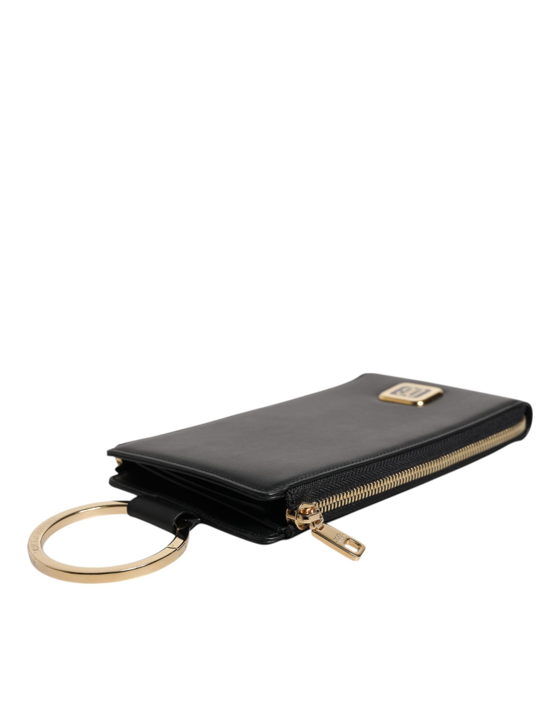 Dolce Gabbana Leather Wallet Card Holder Case Black Made In Italy Limited Edition by Dolce & Gabbana