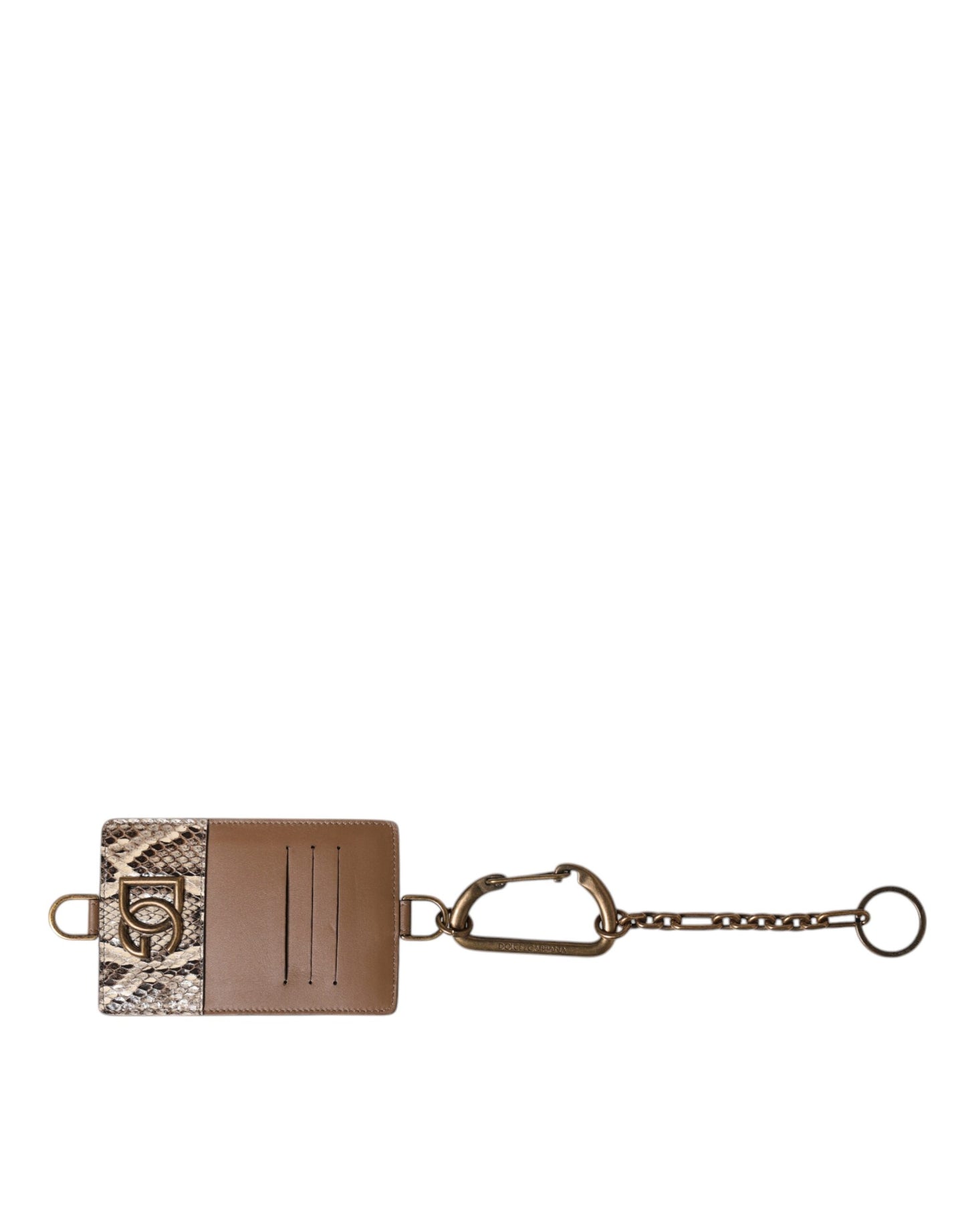 Dolce And Gabbana Italian Leather Cardholder Wallet Brown Minimalist Craftsmanship Limited by Dolce & Gabbana