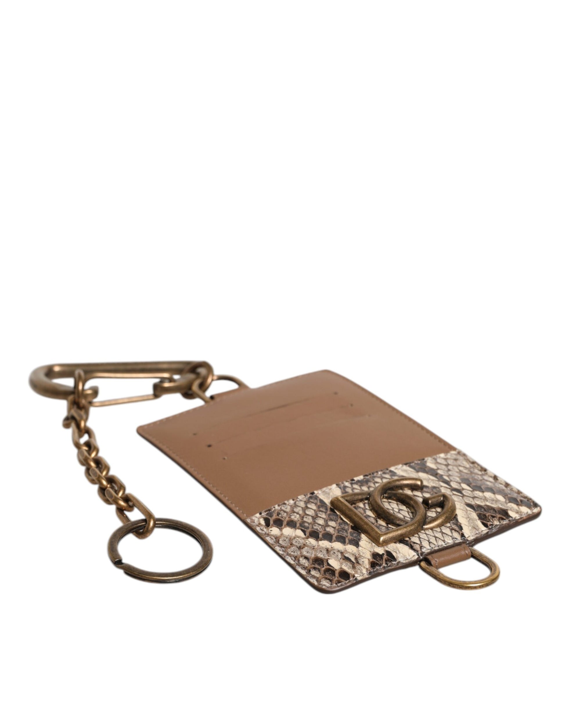 Dolce And Gabbana Italian Leather Cardholder Wallet Brown Minimalist Craftsmanship Limited by Dolce & Gabbana