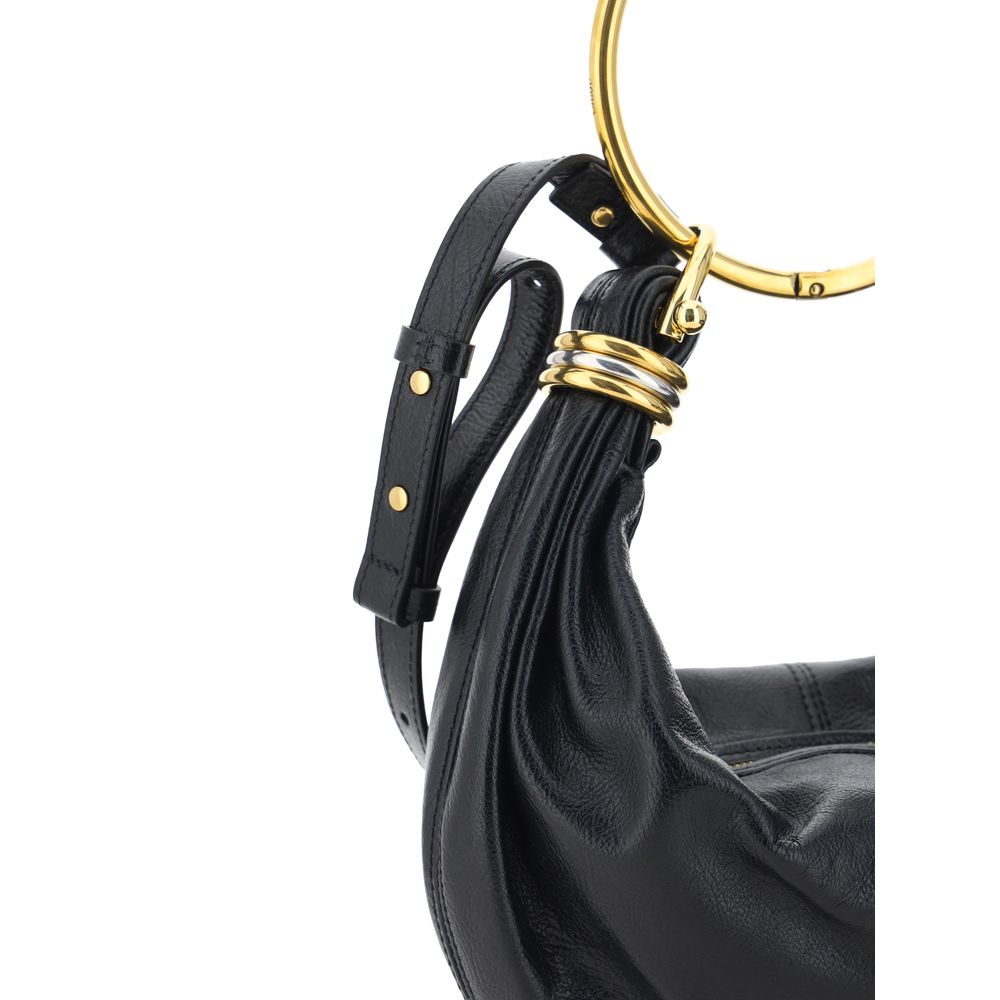 Chloé Leather Bracelet Handbag Calf Leather Elite