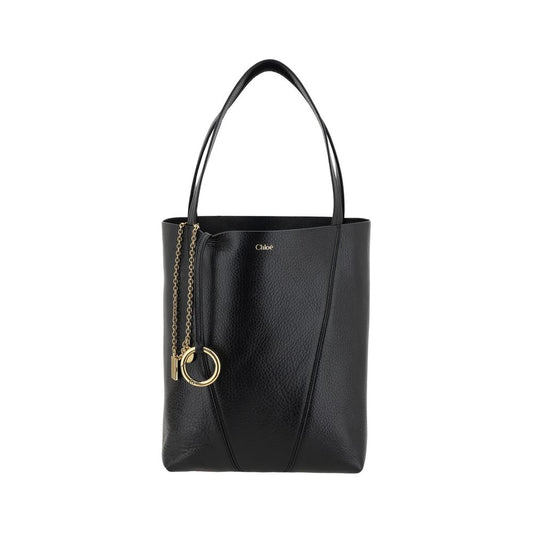 Chloé Leather Spin Shoulder Bag Monogram Elite