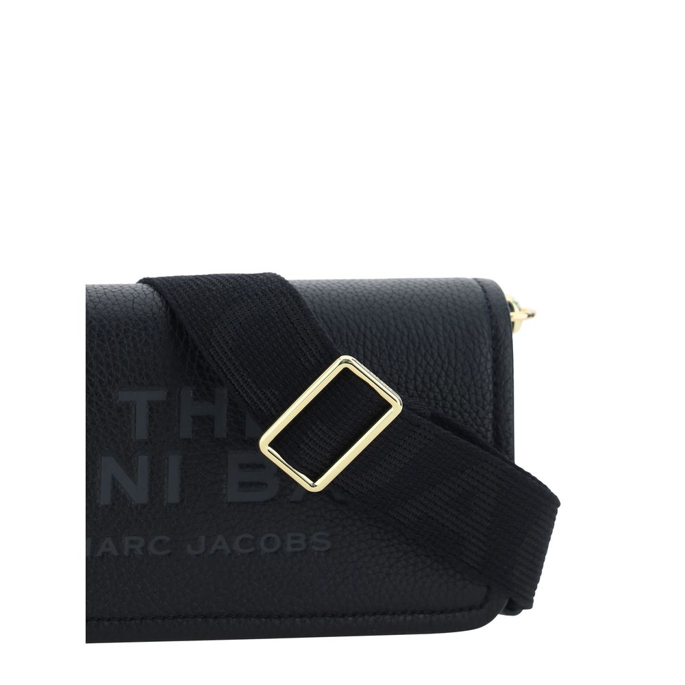 Marc Jacobs Mini Bag Shoulder Bag Grained Leather Adjustable Removable Strap Magnetic Front Closure Monogram by Marc Jacobs
