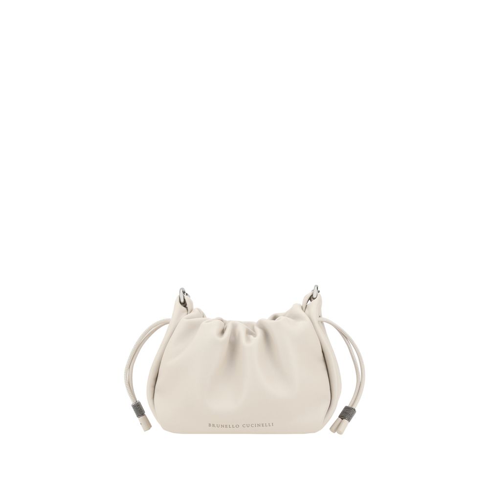 Brunello Cucinelli’s Bucket Mellow Mini leather Shoulder Bag