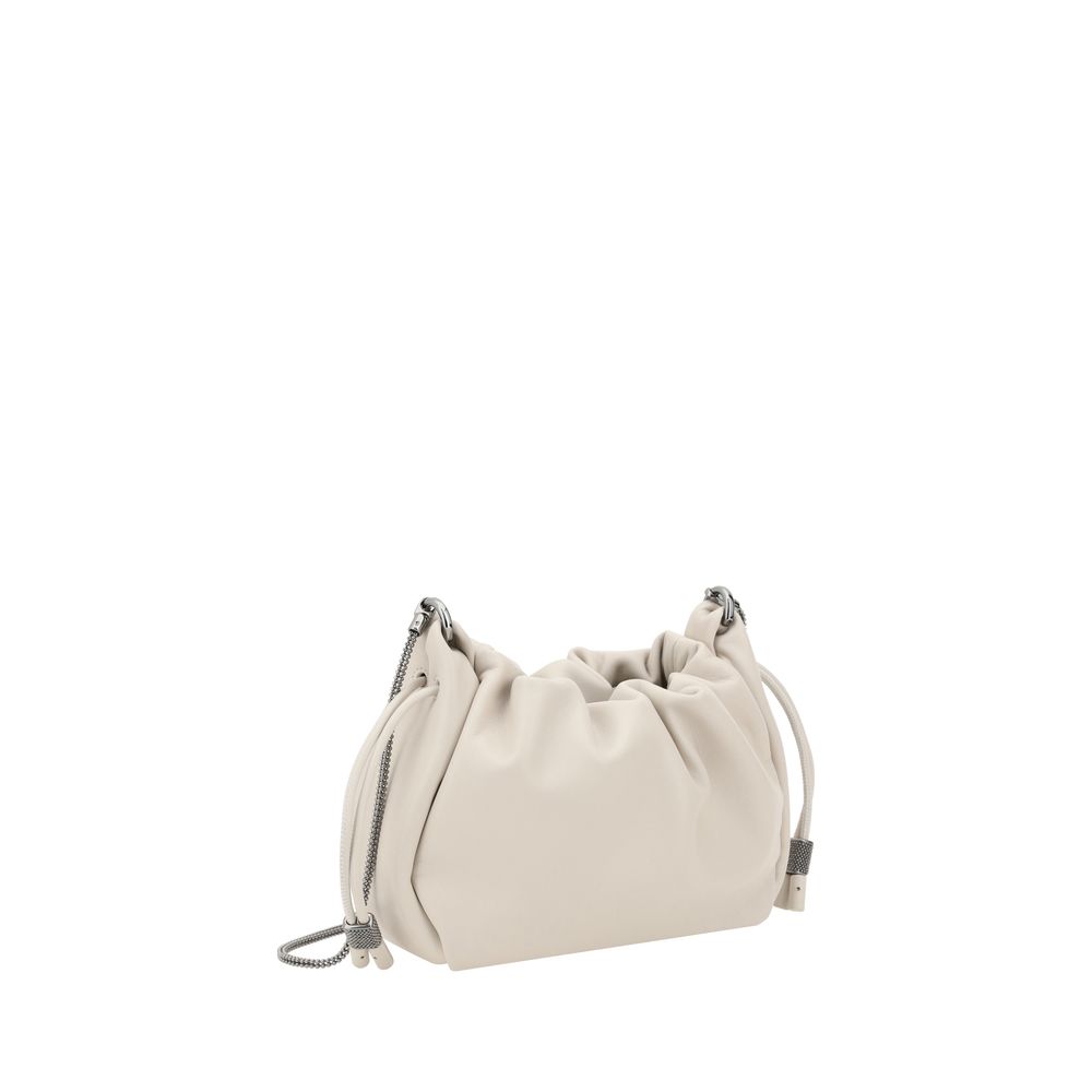 Brunello Cucinelli’s Bucket Mellow Mini leather Shoulder Bag