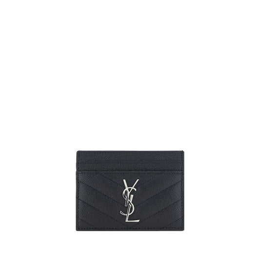 Saint Laurent Calfskin Card Holder SS25 Compact Luxury Card Wallet in Italian Calf Leather by Saint Laurent