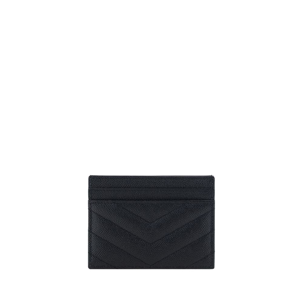 Saint Laurent Calfskin Card Holder SS25 Compact Luxury Card Wallet in Italian Calf Leather by Saint Laurent
