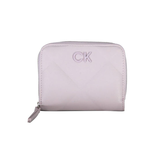 Calvin Klein RFID Blocking Purple Wallet With Dual Compartments And Secure Coin Pocket by Calvin Klein