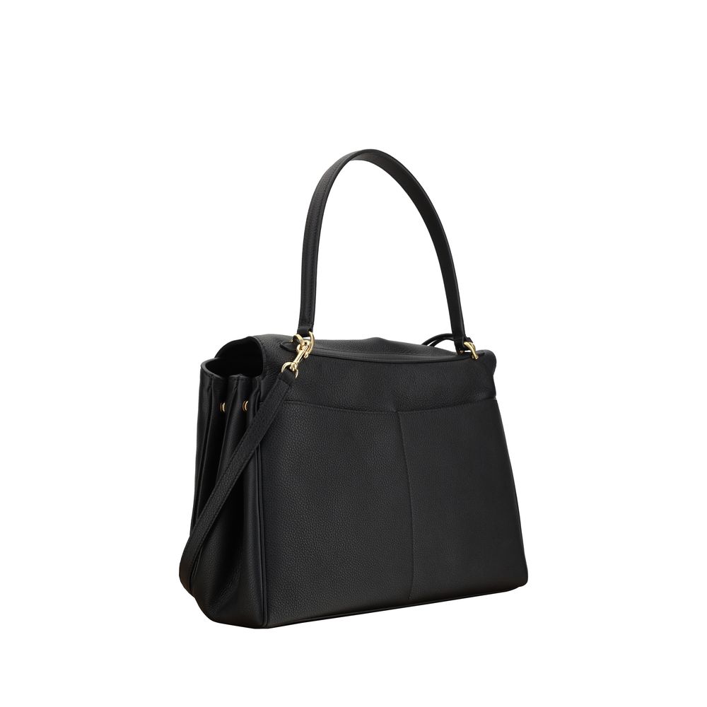 Balenciaga Rodeo Leather Shoulder Bag With Top Handle Front Flap And Adjustable Strap by Balenciaga