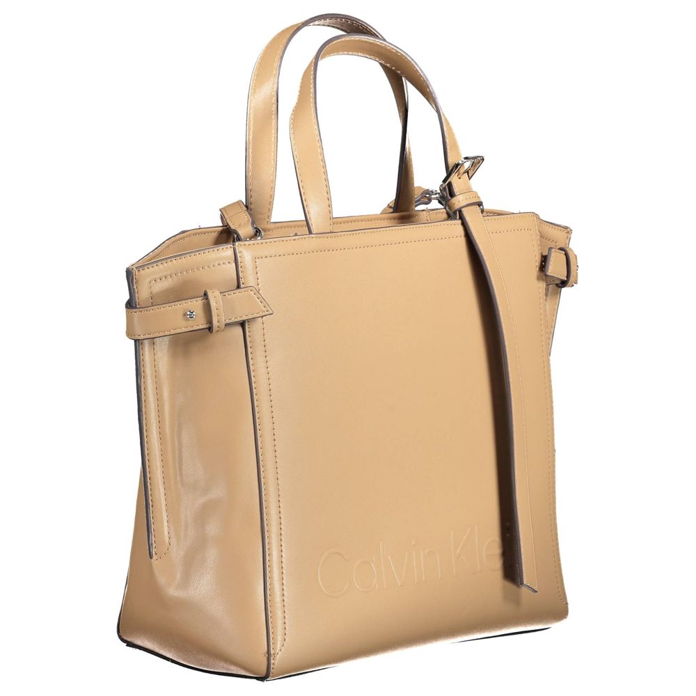 Calvin Klein Brown Handbag Sustainable Chic Everyday Elegance Crafted With Eco Friendly Materials Timeless Design by Calvin Klein