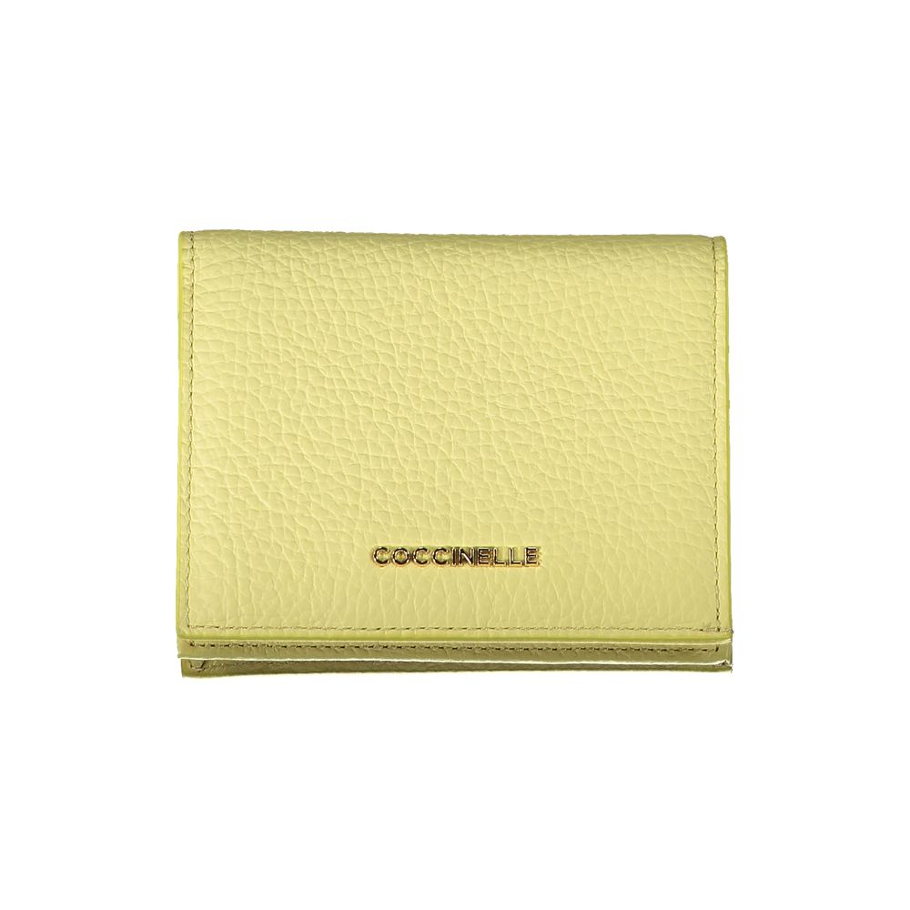 Heritage Collection Premium Leather Wallet With Coin Pocket Card Slots Zip Closure by Coccinelle