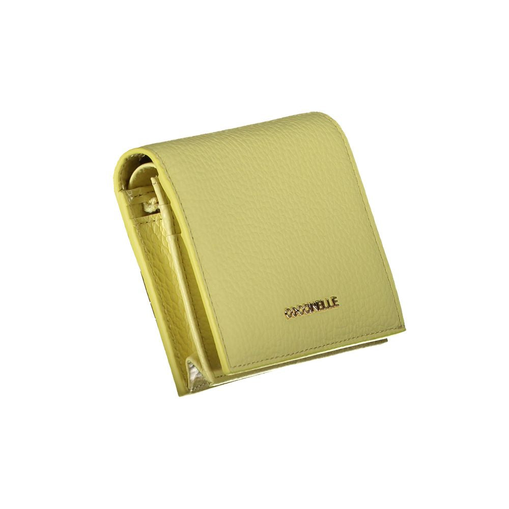 Heritage Collection Premium Leather Wallet With Coin Pocket Card Slots Zip Closure by Coccinelle