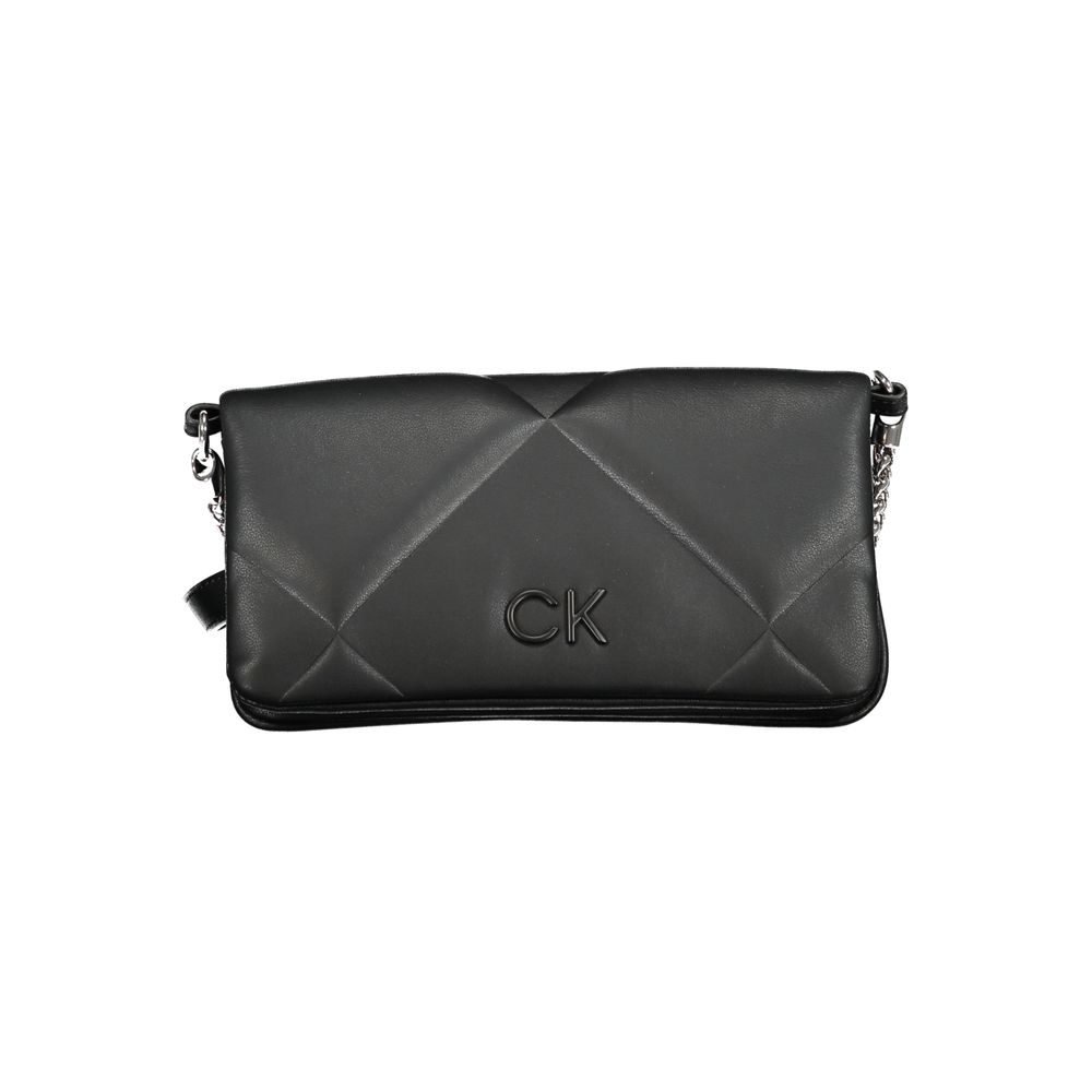 Convertible Chain Shoulder Bag Adjustable Belt For Two Wear Styles Lightweight Design Magnetic Closure by Calvin Klein