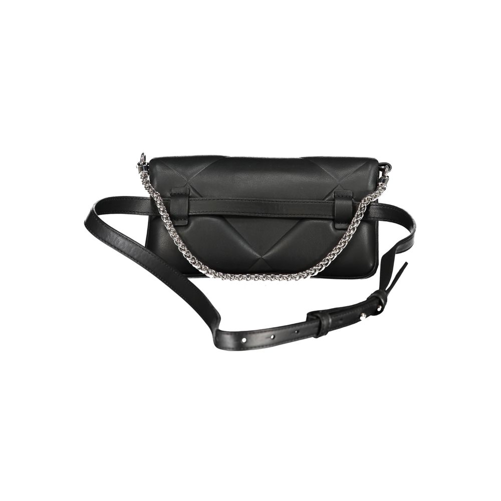 Convertible Chain Shoulder Bag Adjustable Belt For Two Wear Styles Lightweight Design Magnetic Closure by Calvin Klein