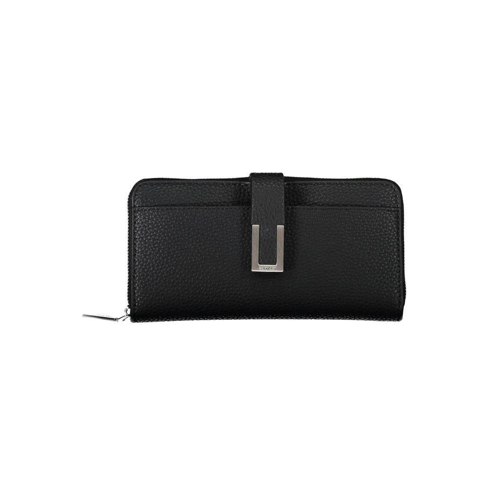 Calvin Klein Black Wallet for Women with Five Compartments Coin Purse and Secure Closures by Calvin Klein