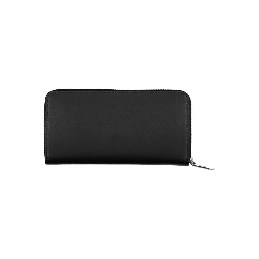 Calvin Klein RFID Blocking Polyethylene Wallet Black Slim Card Holder With Secure Organization And Subtle Luxury by Calvin Klein