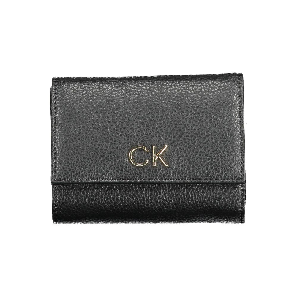 Calvin Klein RFID Blocking Wallet Black Polyethylene Slim Cardholder With Secure RFID Protection by Calvin Klein