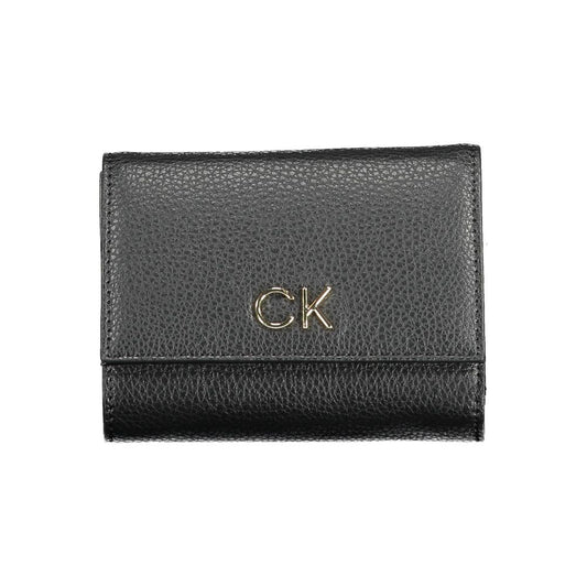 Calvin Klein RFID Blocking Wallet Black Polyethylene Slim Cardholder With Secure RFID Protection by Calvin Klein