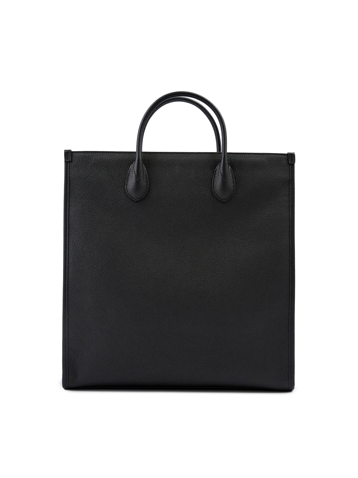 Gucci Black Leather Logo Medium Tote