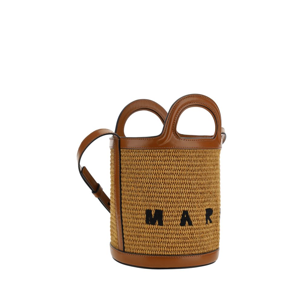 Marni Tropicalia Raffia Bucket Bag