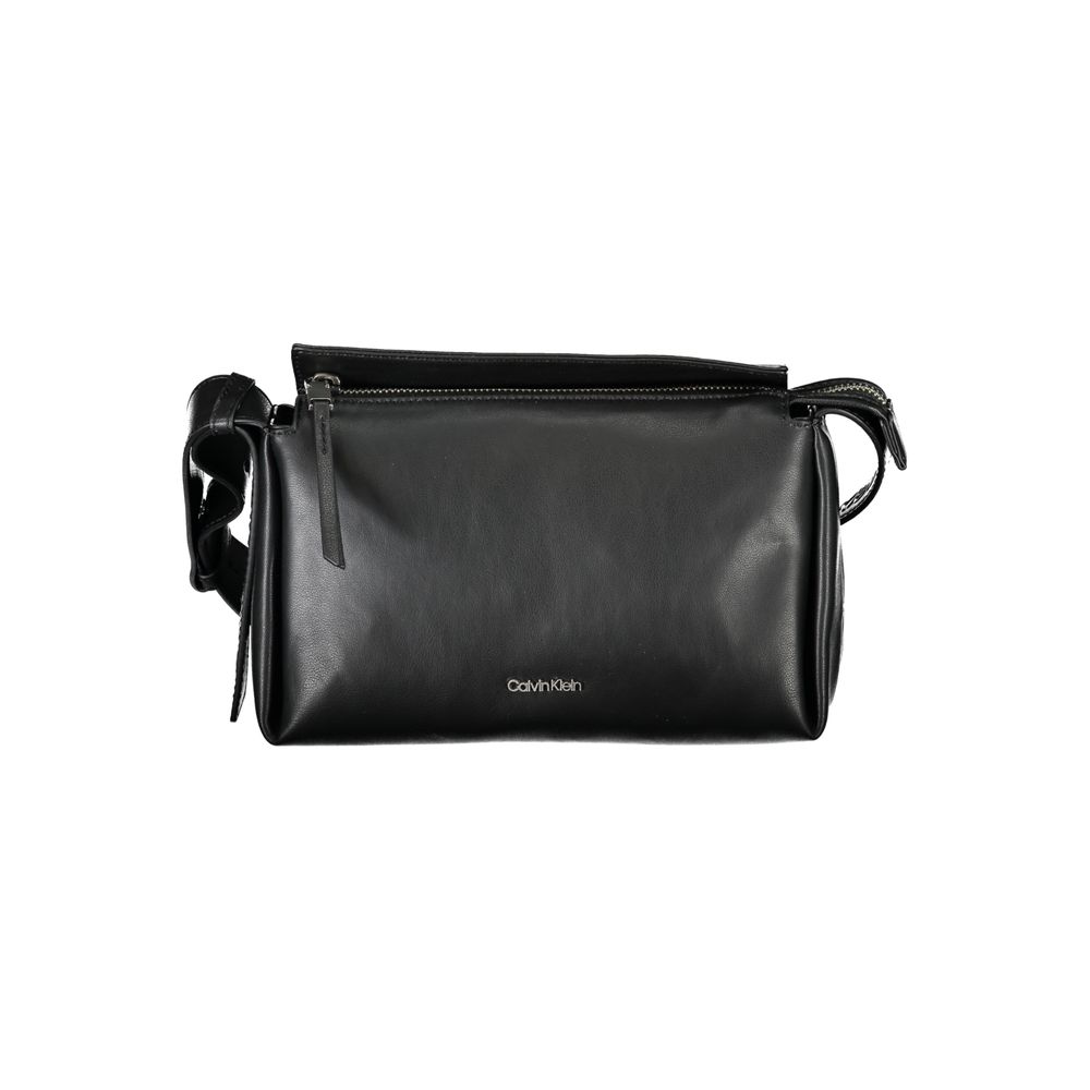 Eco Friendly Adjustable Shoulder Bag Recycled Polyester Lightweight For Everyday Use With Zip Closure by Calvin Klein
