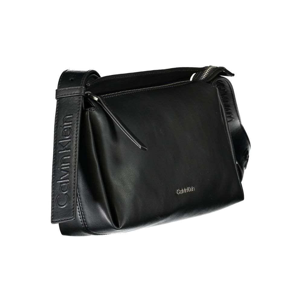 Eco Friendly Adjustable Shoulder Bag Recycled Polyester Lightweight For Everyday Use With Zip Closure by Calvin Klein