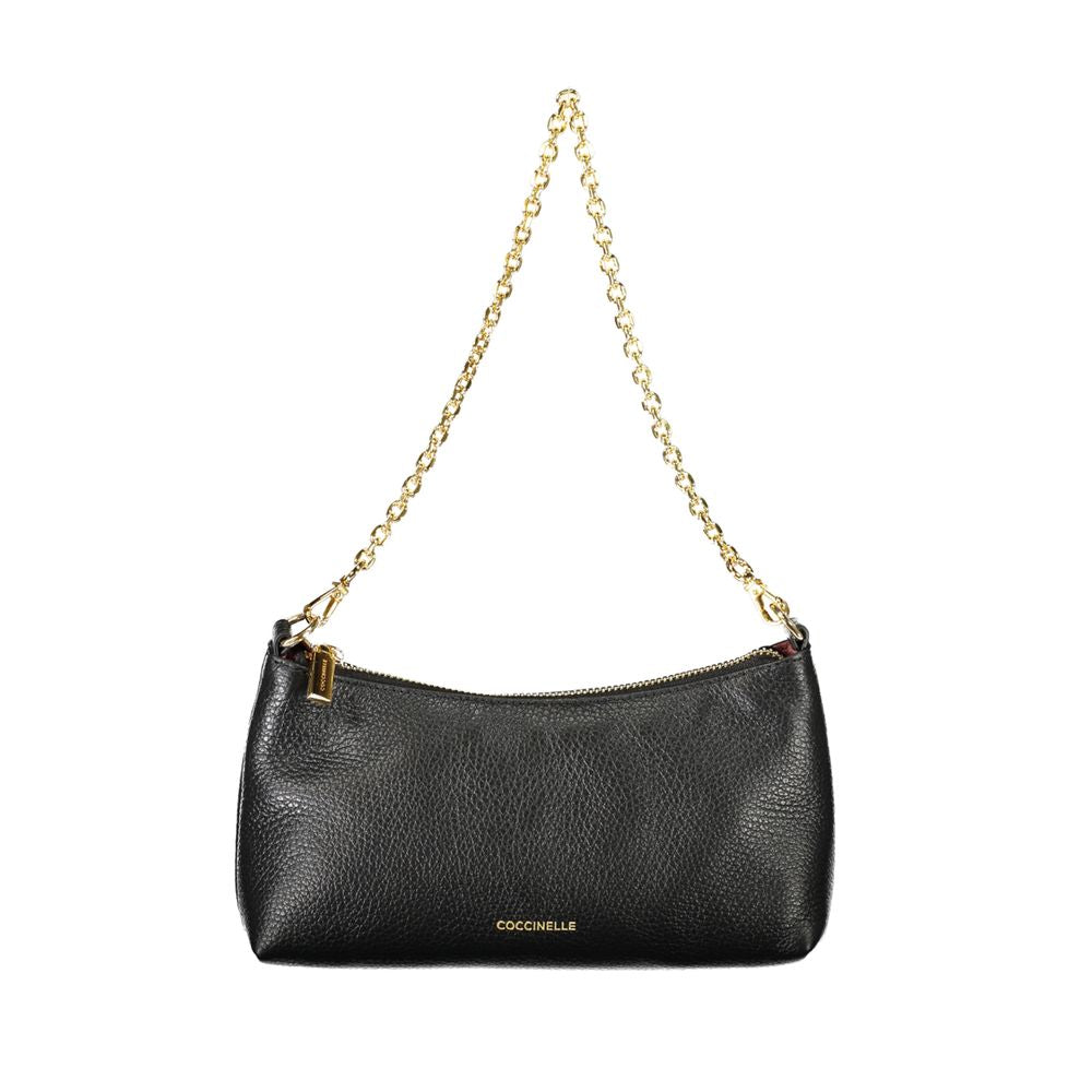Limited Leather Bag With Removable Chain Shoulder Handle And Adjustable Strap And Card Slots by Coccinelle