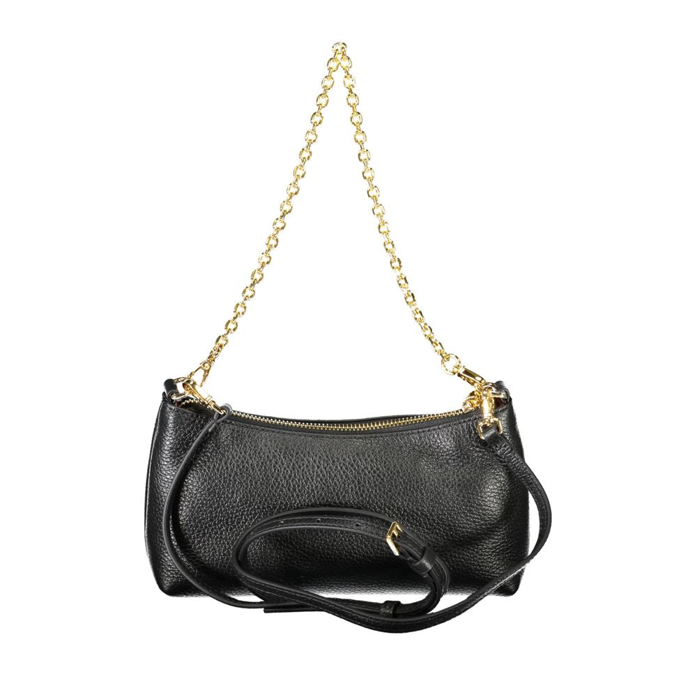 Limited Leather Bag With Removable Chain Shoulder Handle And Adjustable Strap And Card Slots by Coccinelle