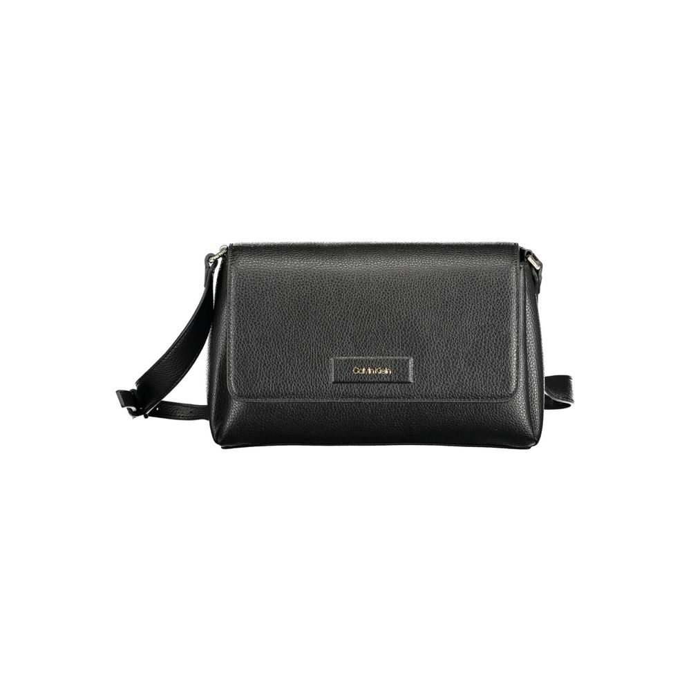 Calvin Klein Recycled Materials Handbag Black Eco Friendly Minimalist Luxury Bag For Women by Calvin Klein