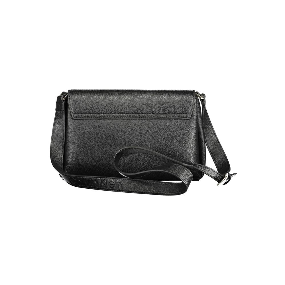 Calvin Klein Recycled Materials Handbag Black Eco Friendly Minimalist Luxury Bag For Women by Calvin Klein