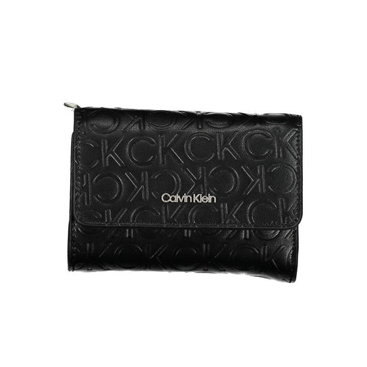 Calvin Klein RFID Blocking Wallet With Coin Purse And Card Slots Two Compartments Edgy Contrast Details by Calvin Klein