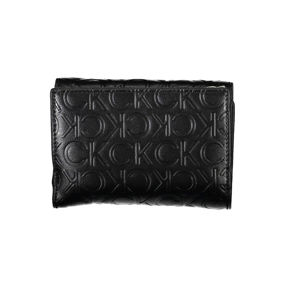Calvin Klein RFID Blocking Wallet With Coin Purse And Card Slots Two Compartments Edgy Contrast Details by Calvin Klein