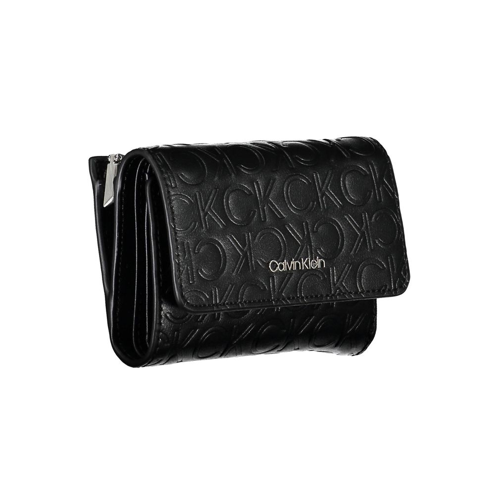 Calvin Klein RFID Blocking Wallet With Coin Purse And Card Slots Two Compartments Edgy Contrast Details by Calvin Klein