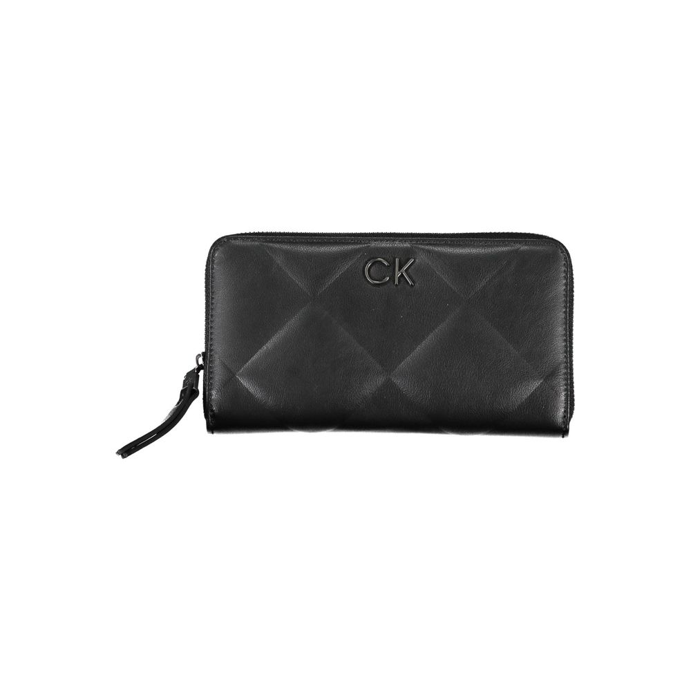 Calvin Klein Black RFID Blocking Wallet With Five Compartments Coin Pocket Card Slots by Calvin Klein